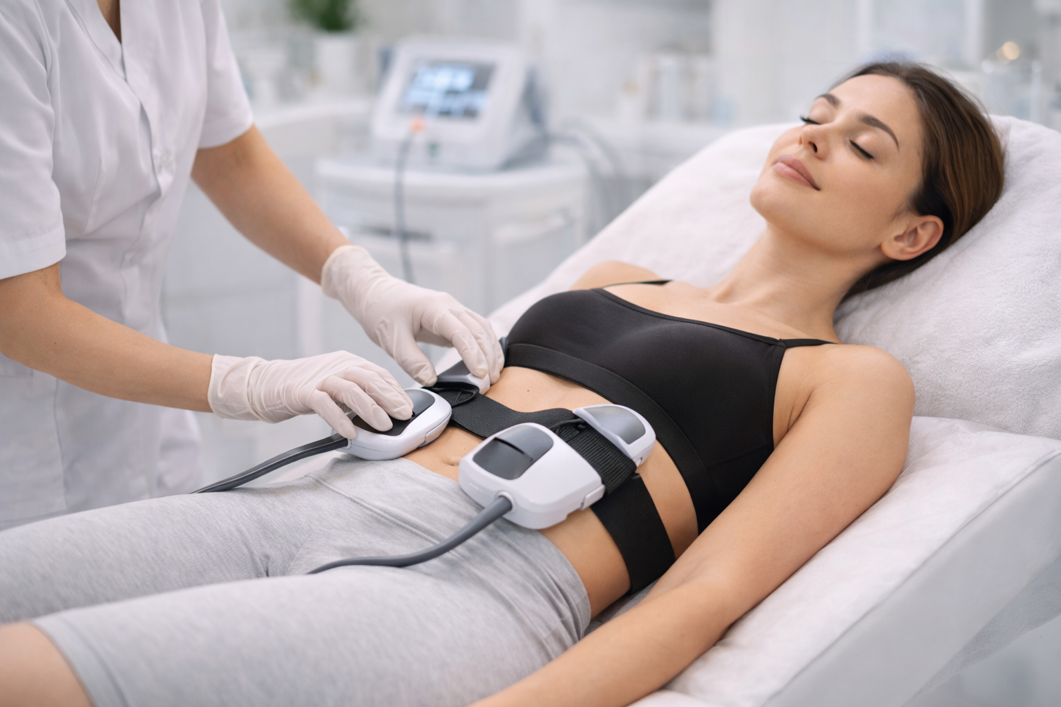 Body sculpting treatment area example