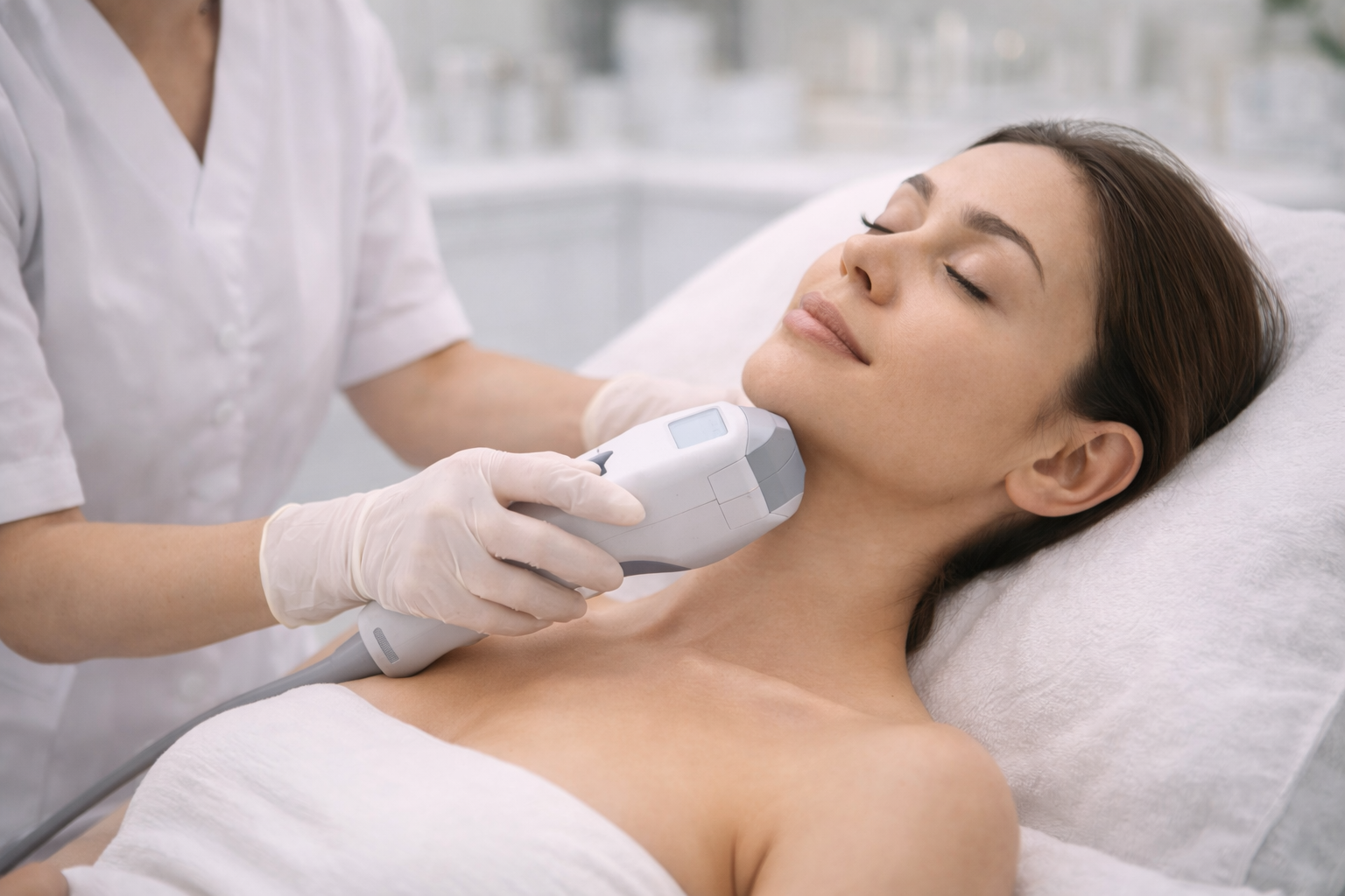 HIFU treatment area example